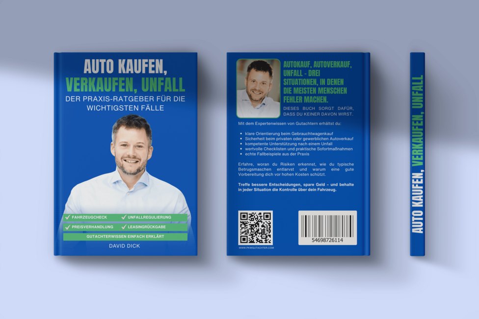 Buchcover: Auto kaufen, verkaufen, Unfall – Praxis-Ratgeber von David Dick
